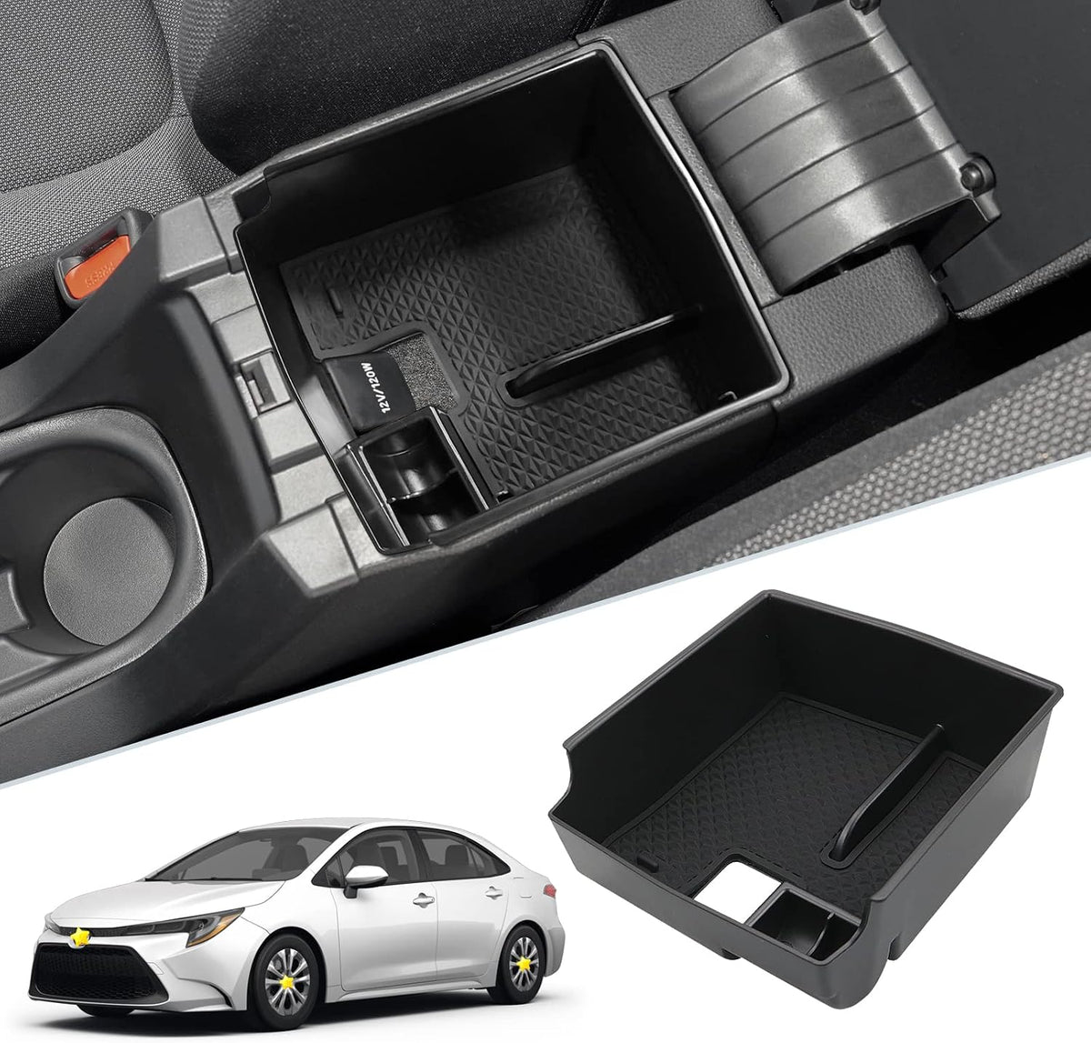 SKTU for 2025 2026 Subaru Forester Accessories Center Console Organizer for 2025 2026 Subaru Forester (Base/Premium/Sport/Limited/Touring) Console Tray 2025 2026 Forester ABS Middle Console Organizer