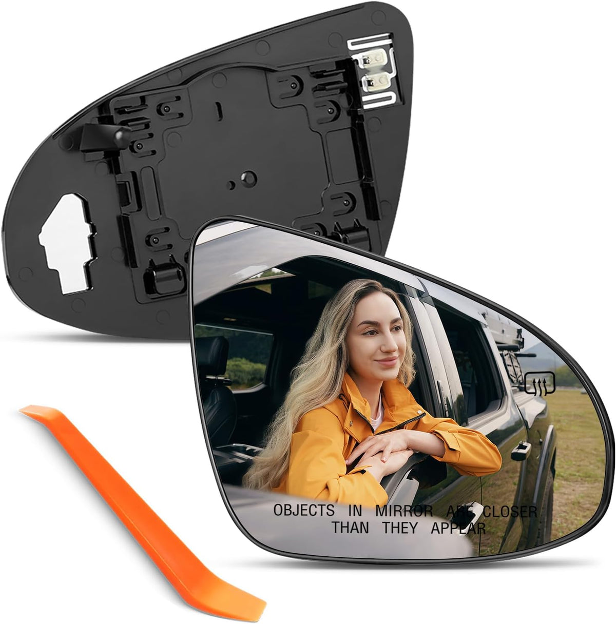 For 2012-2017 Toyota Camry Passenger Side Mirror with Blind Spot