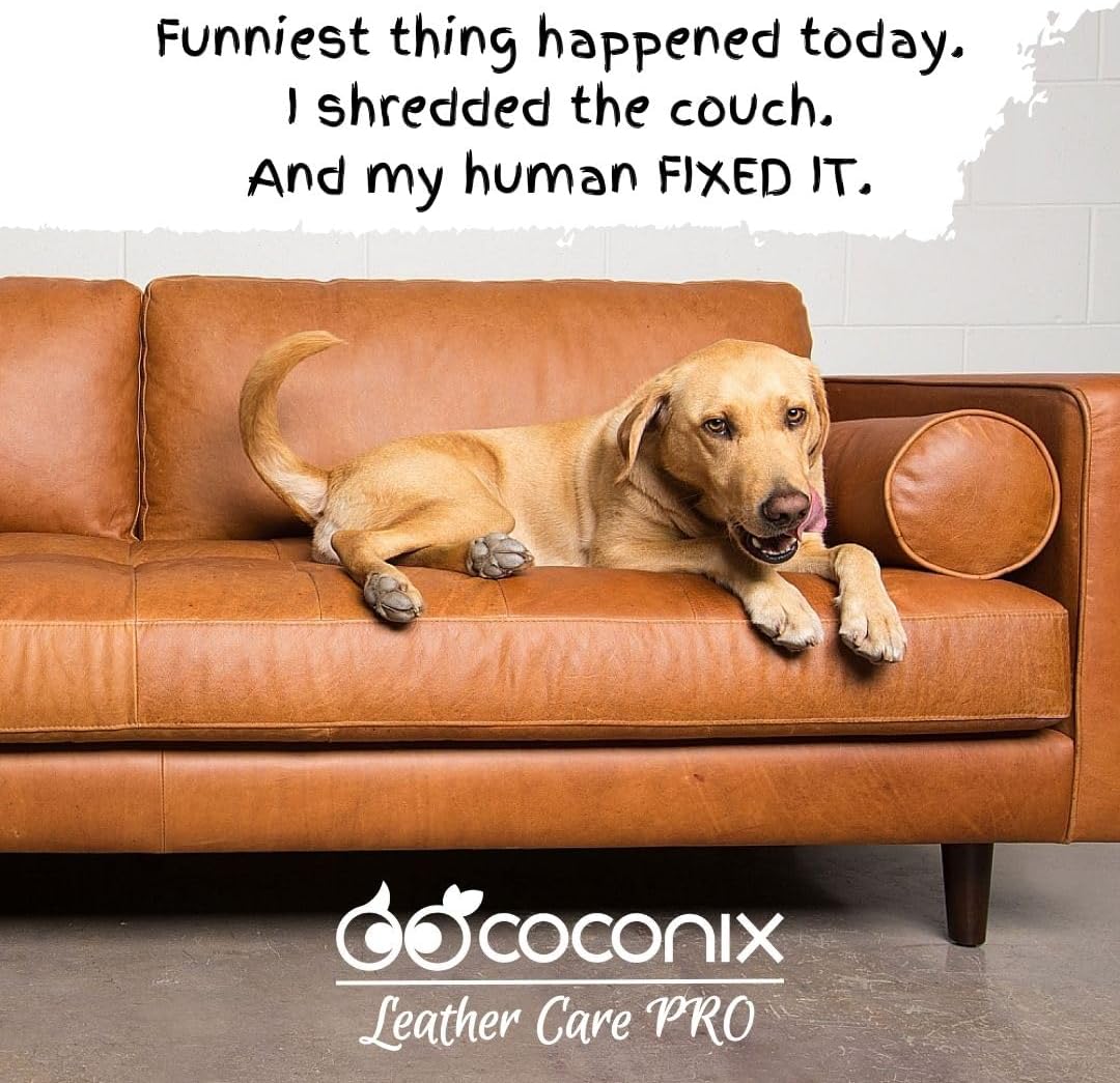 COCONIX Leather & Vinyl Repair Kit for Furniture, Car Seats, Sofas & Marine