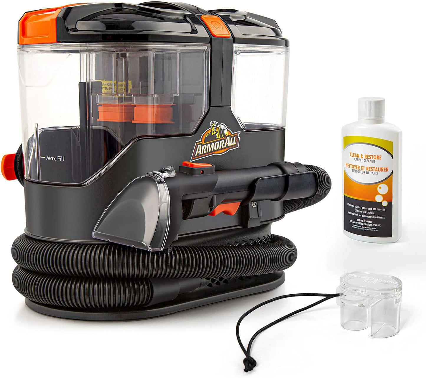 Armor All SCC301 0901 Upholstery & Carpet Cleaner, Car and Auto Detailer with Tools for Pets, Area Rugs and Couches