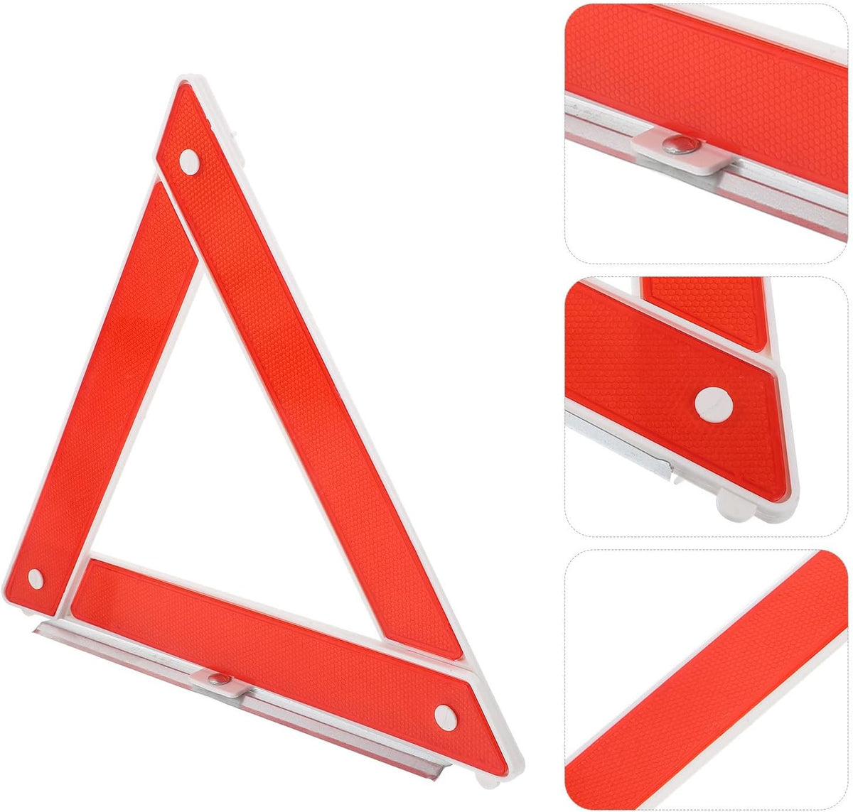 Happyyami Red Triangular Warning Triangle Sign for Cars and Trucks