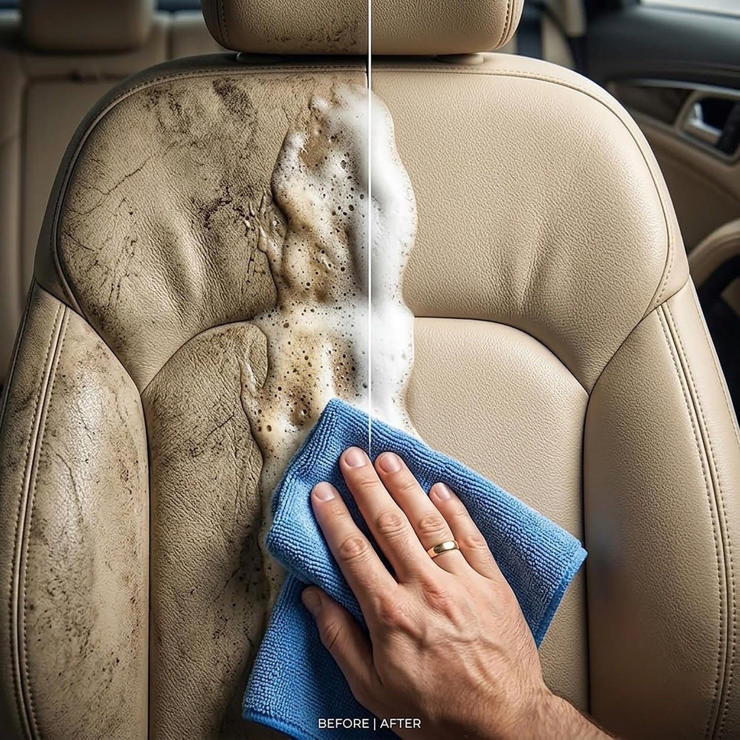 4-in-1 No-Rinse Foam Cleaner, Auto Go Foam Cleaner Multi Purpose All Purpose Spray for Interior Car & Sneaker Cleaner, Car Seat, Upholstery, Sofa, Kitchen, Bathroom, Tile, Home, Fabric & Home Care