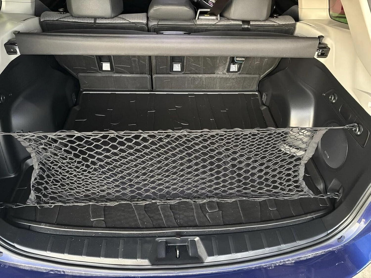 Rear Trunk Organizer Cargo Net for Subaru Forester 1998–2026 – Envelope Style Cargo Net for SUV – Premium Mesh Car Trunk Organizer Vehicle Carrier Storage – Compatible with Forester