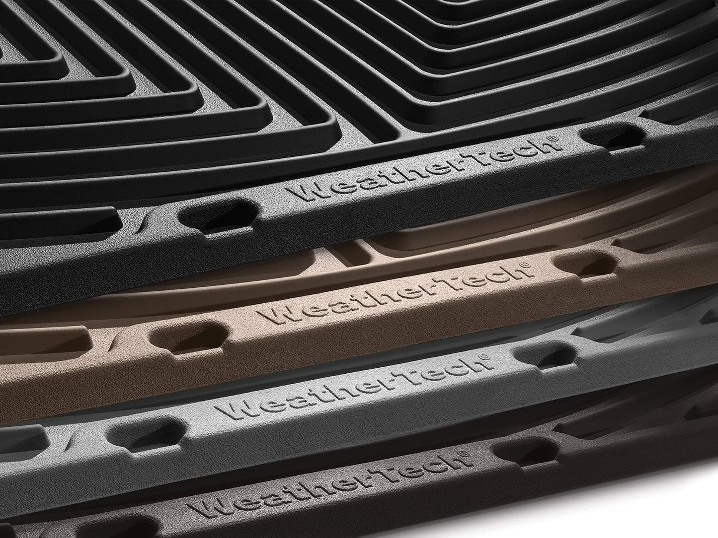 WeatherTech All-Weather Floor Mats for Mercedes eSprinter, Sprinter - 1st Row (W530), Black