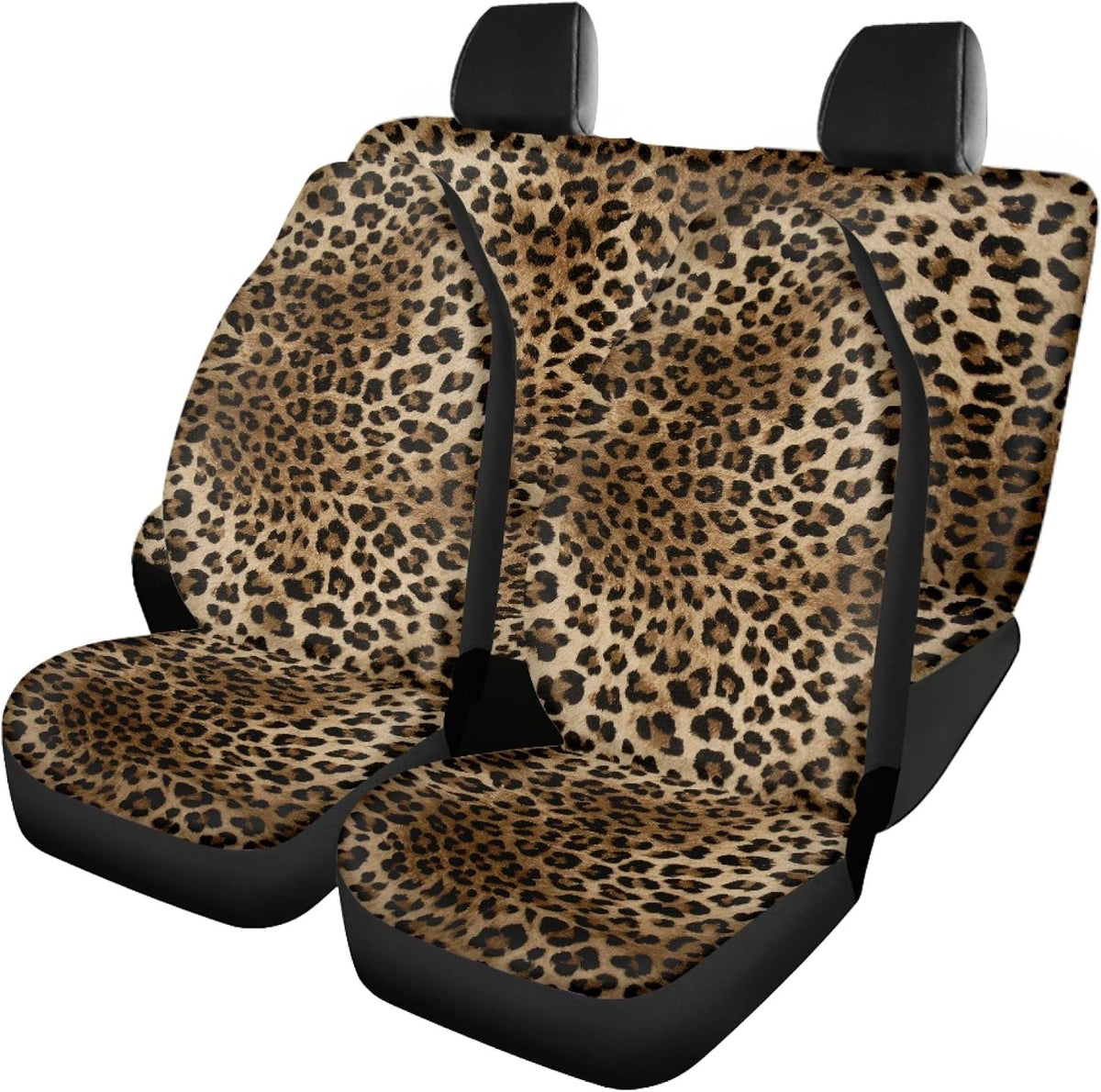 Checkered Car Seat Covers Full Set,Geometric Plaid Pattern Black White Car Racing Sports Chessboard Vehicle Front Rear Bench Cushion Protectors Auto Interior Accessories Universal for Trucks