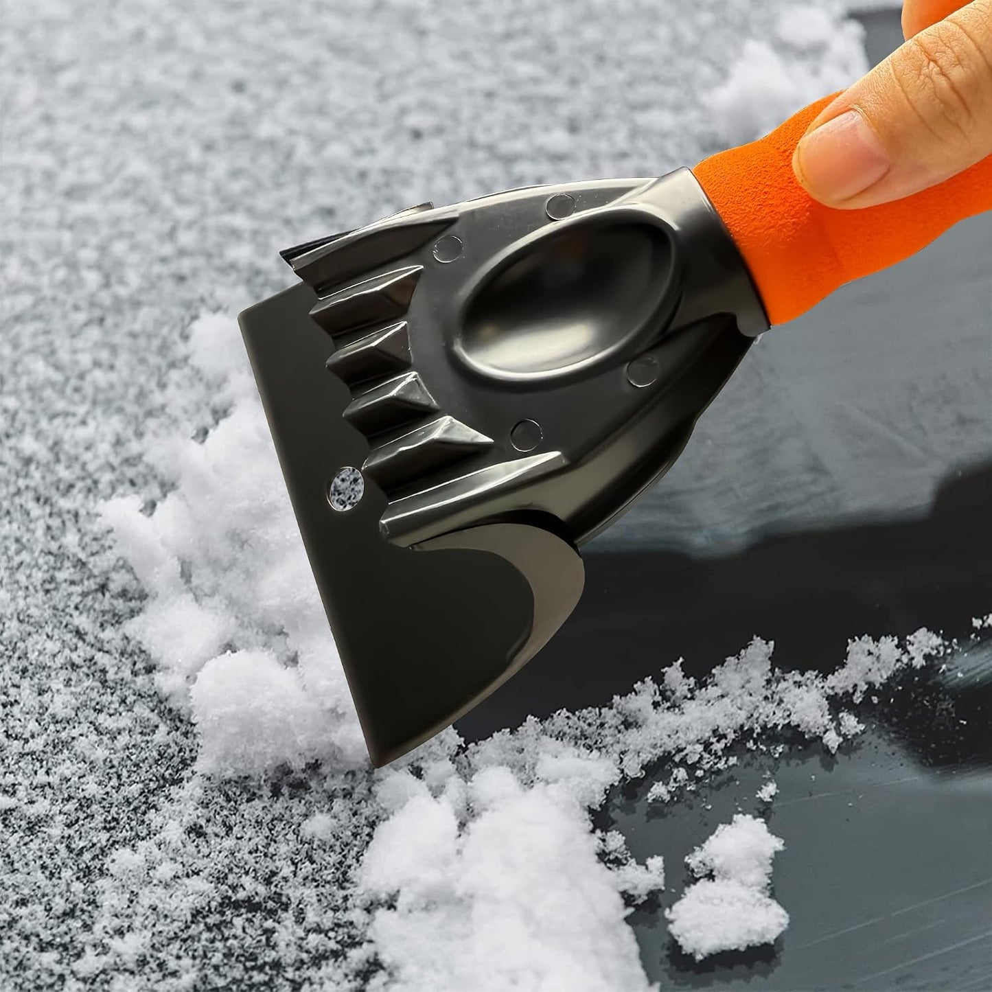 YEECOPON 27" Snow Brush & Ice Scraper for Car Windshield, Detachable Snow Scrapers with Foam Grip for Cars, Trucks, SUVs