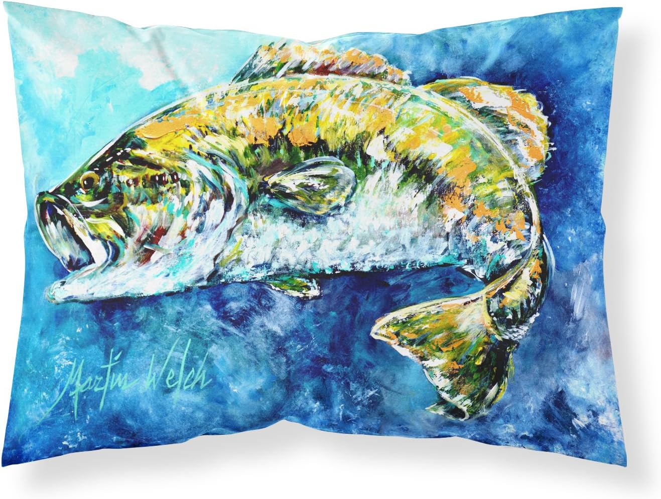 Caroline's Treasures MW1091PILLOWCASE Streetcar Next Stop Audubon Park Fabric Standard Pillowcase Lightweight Super Soft Easy Care Decorative Artwork Pillowcase, Standard