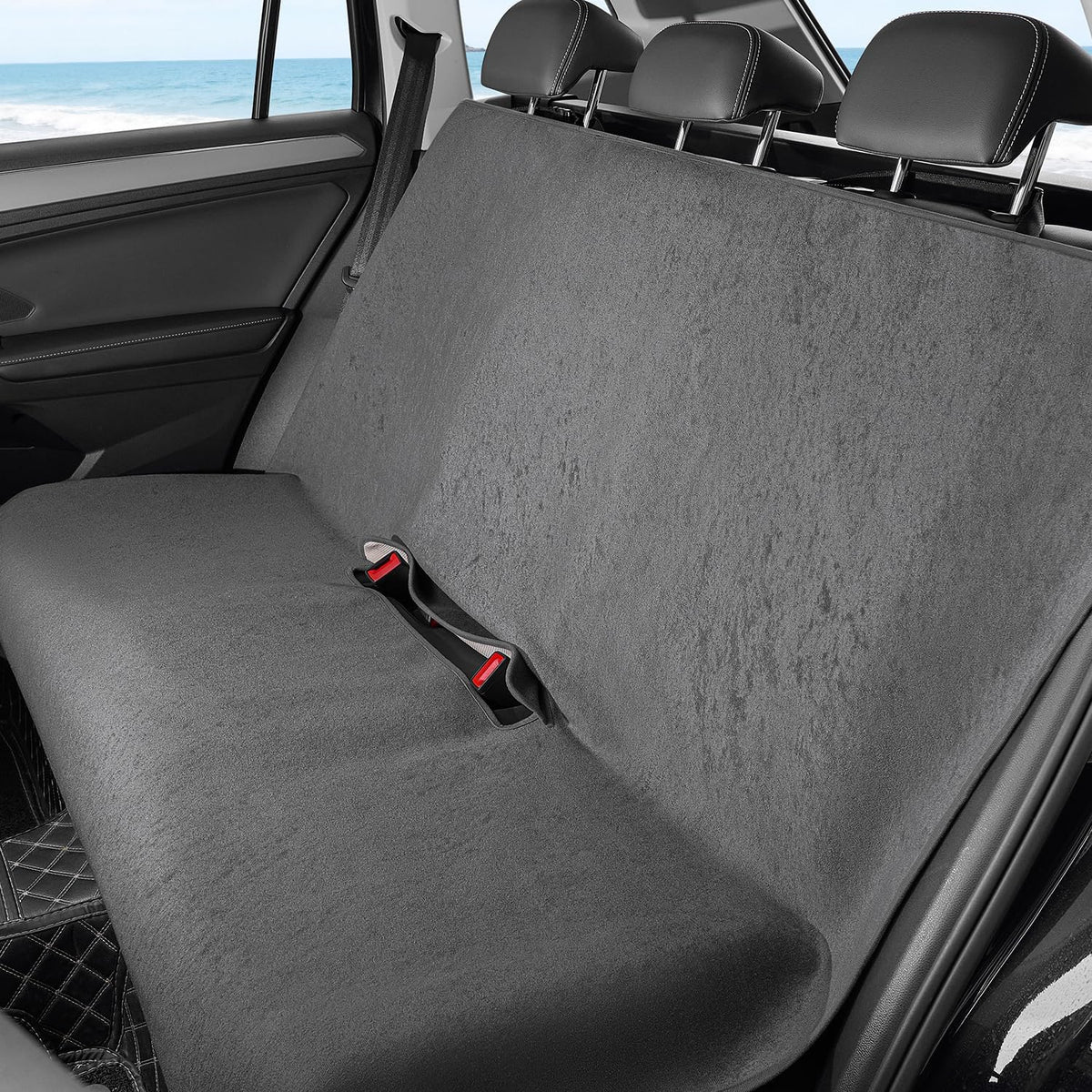 Waterproof Car Seat Cover Universial Fits Car Sweat Towel for Trucks SUV Car Seat Protector Beige