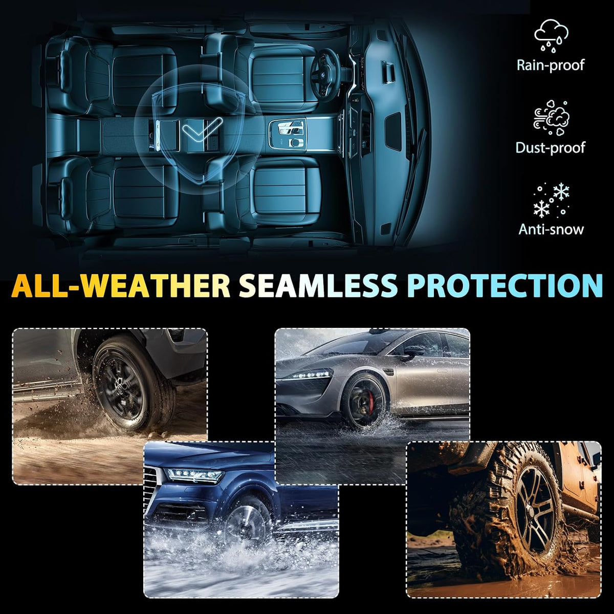 Floor Mats for Toyota Highlander 2008-2013 (Non Hybrid)