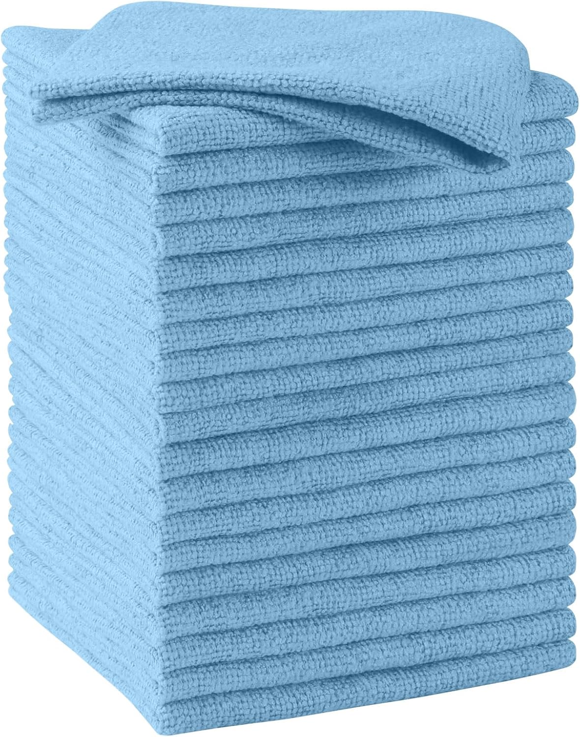 HOMEXCEL Microfiber Cleaning Cloth 100 PK, Towels for Cars, Cleaning Rags
