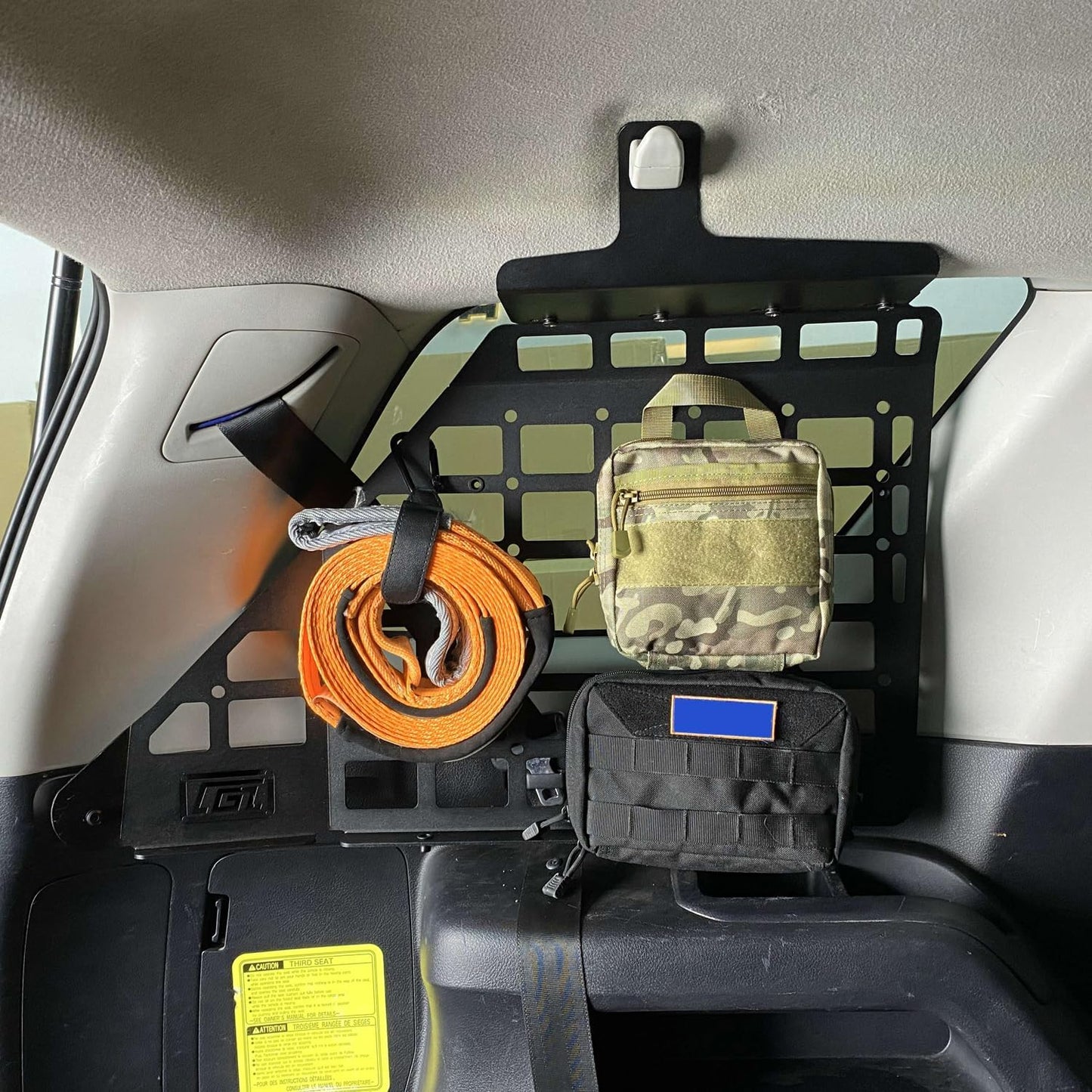 HIGH FLYING for Toyota 4Runner 2010-2024 Car Accessories Modular Storage Molle Panel Shelf System Luggage Carrier Trunk Organizer Aluminum