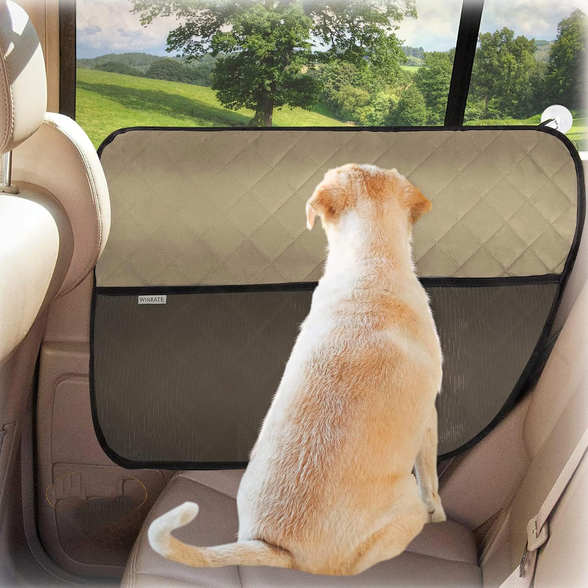 2PCS Car Door Protector for Dogs Pet Car Door Cover-Waterproof Scratchproof Nonslip Durable Car Door Protector, Machine Washable Pet Vehicle Door Guard (2 Packs Universal Fit)