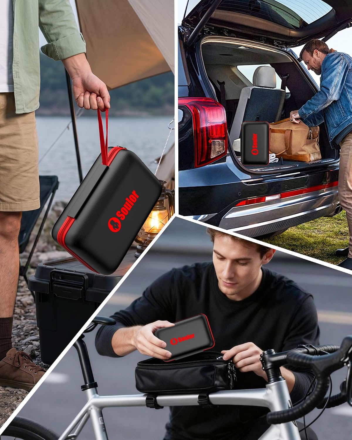 Jump Starter with Air Compressor 6000A Car Battery Jumper Starter Portable