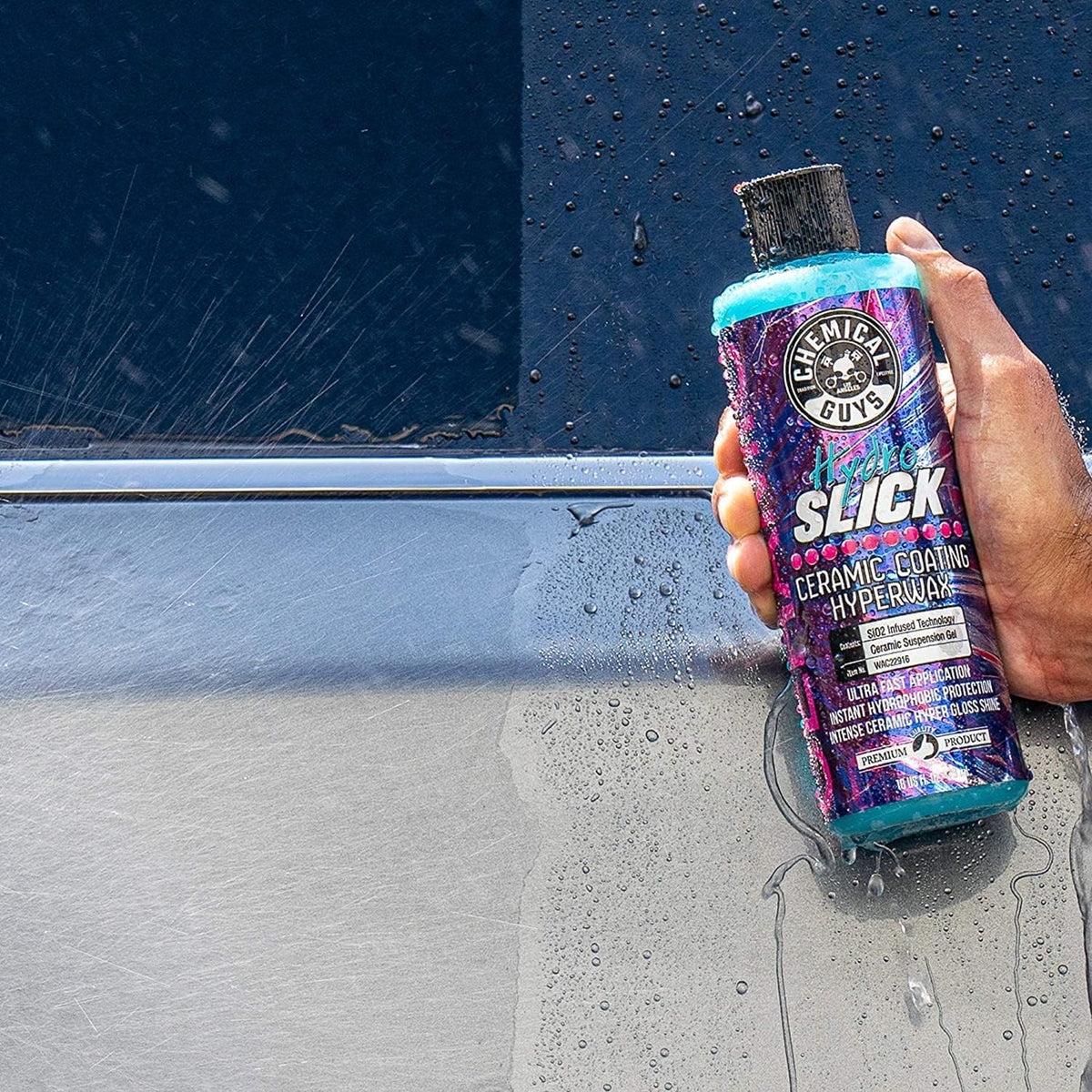 Chemical Guys, HydroSlick Intense Gloss Ceramic Coating HyperWax, 16 oz
