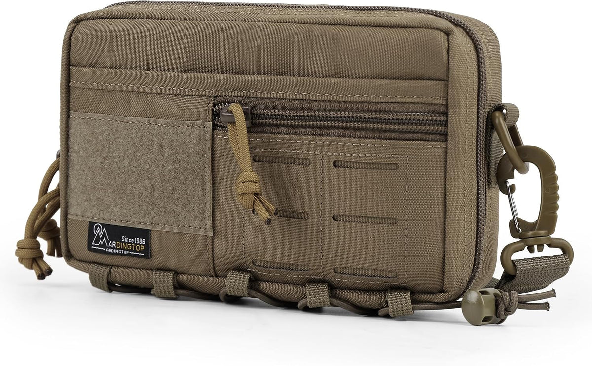 Mardingtop 600D/Cordura Tactical Molle Utility Pouch, Small Military Admin EDC Tool Organizer Bag