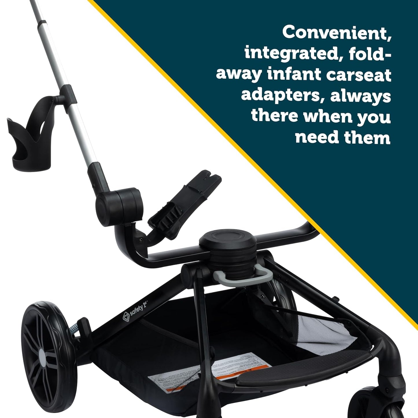 Safety 1ˢᵗ® Turn and Go™ 360° Rotating Modular Travel System, Shade