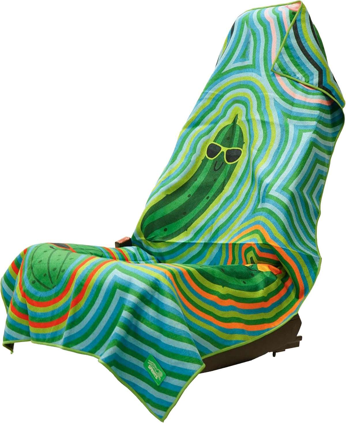 Sprints Athletic Running Towel, Full-Sized, Car Seat Cover - Performance Microfiber (Paisley Probs)