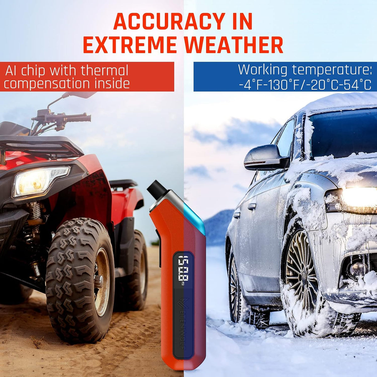 ETENWOLF Pencil & Digital Tire Pressure Gauge