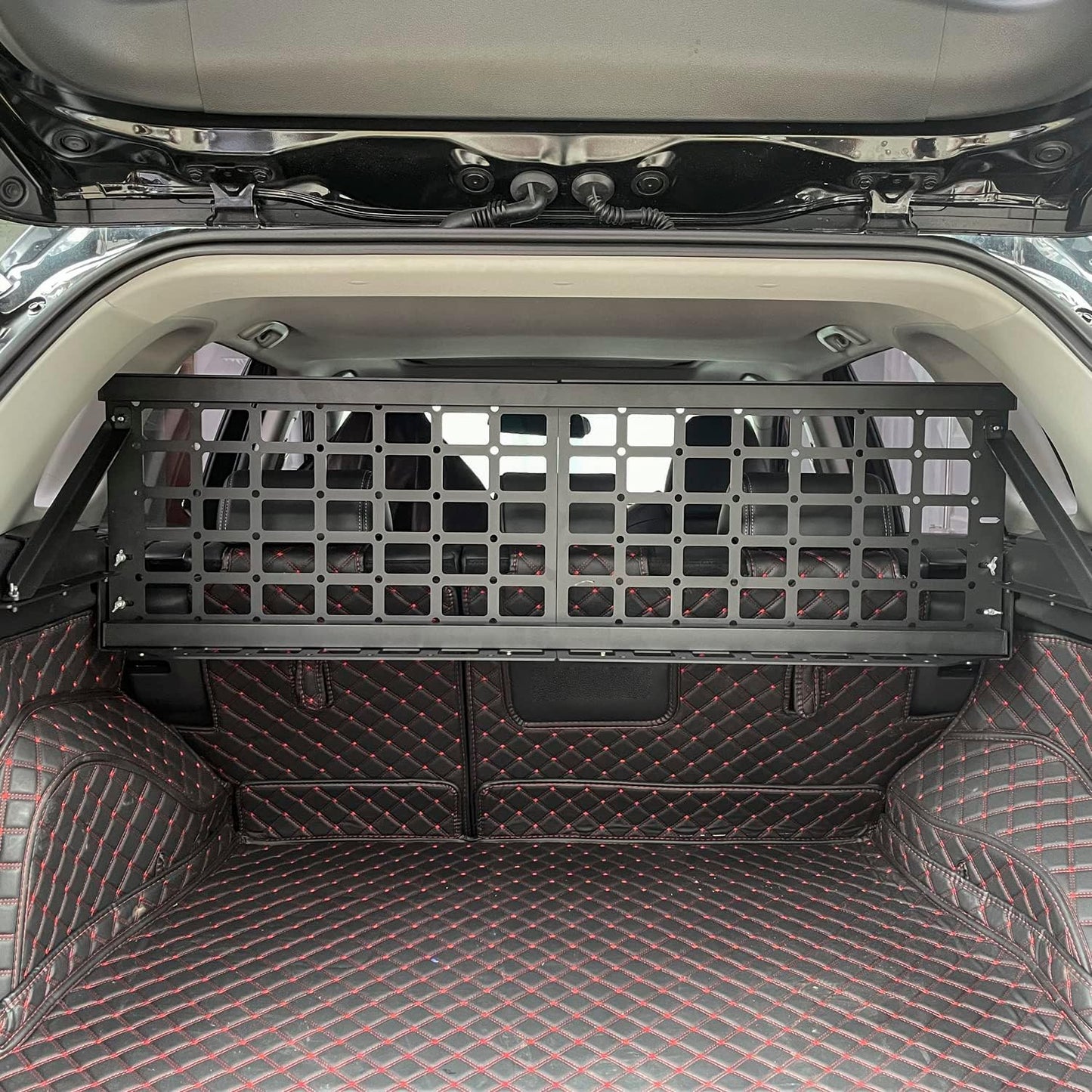 HIGH FLYING for Toyota RAV4 2019-2025 Car Accessories Modular Storage Molle Panel Cargo Shelf Organizer Luggage Carrier Rack Aluminum Alloy (with Split Cross Bar)
