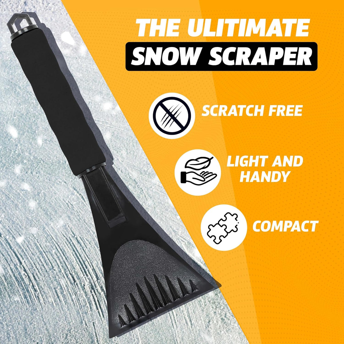 EcoNour Windshield Ice Scraper & Frost Cover Bundle | 2 Pack Ice Scrapers + 600D Oxford Waterproof Windshield Cover for Cars, SUVs & Trucks | Winter Protection Accessories for Snow, Frost & Ice