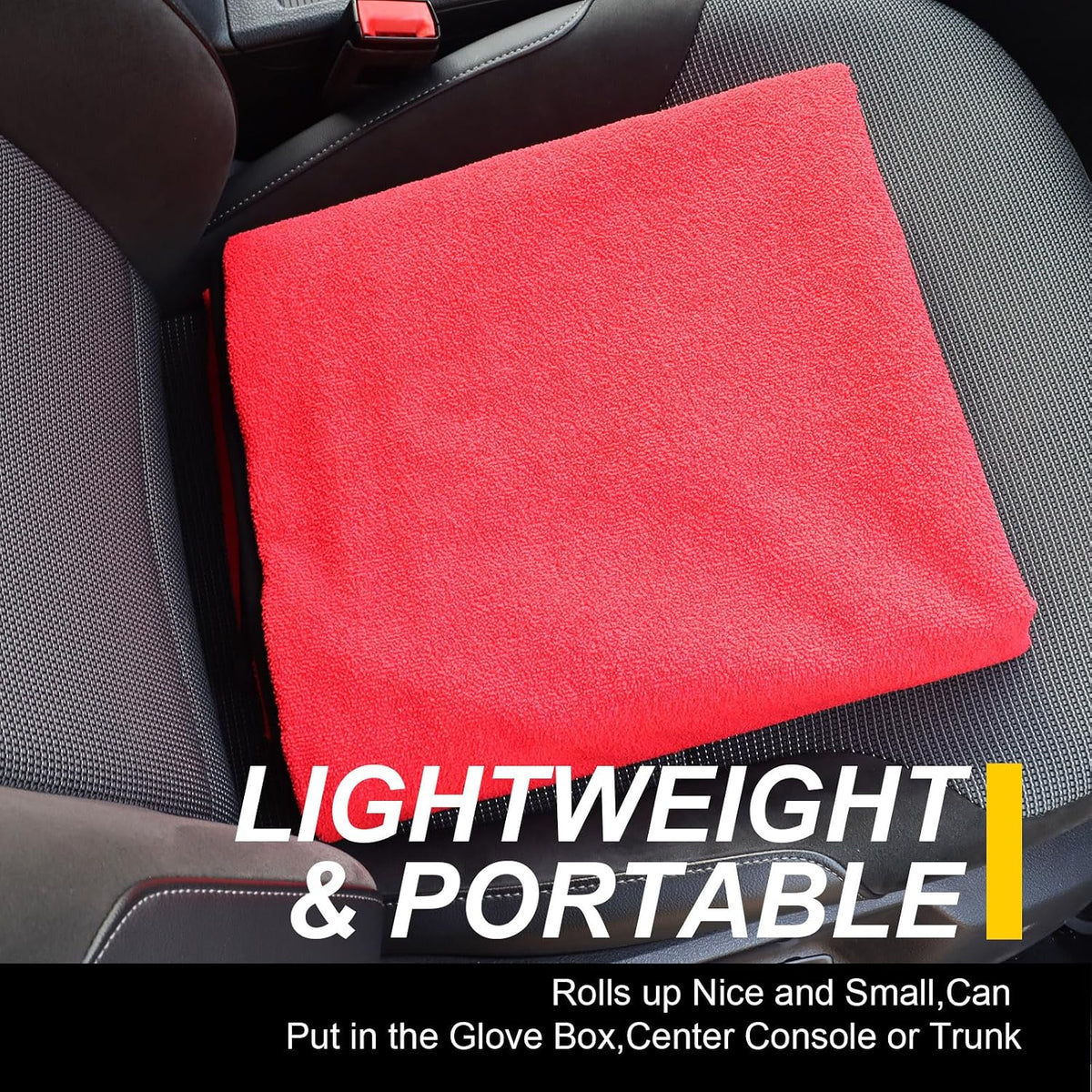 Back Seat Cover for Car Trucks Van SUV Jeep,Waterproof Rear Bench Towel Seat Covers for Dogs and Kids,Automotive Backseat Protector (Red)