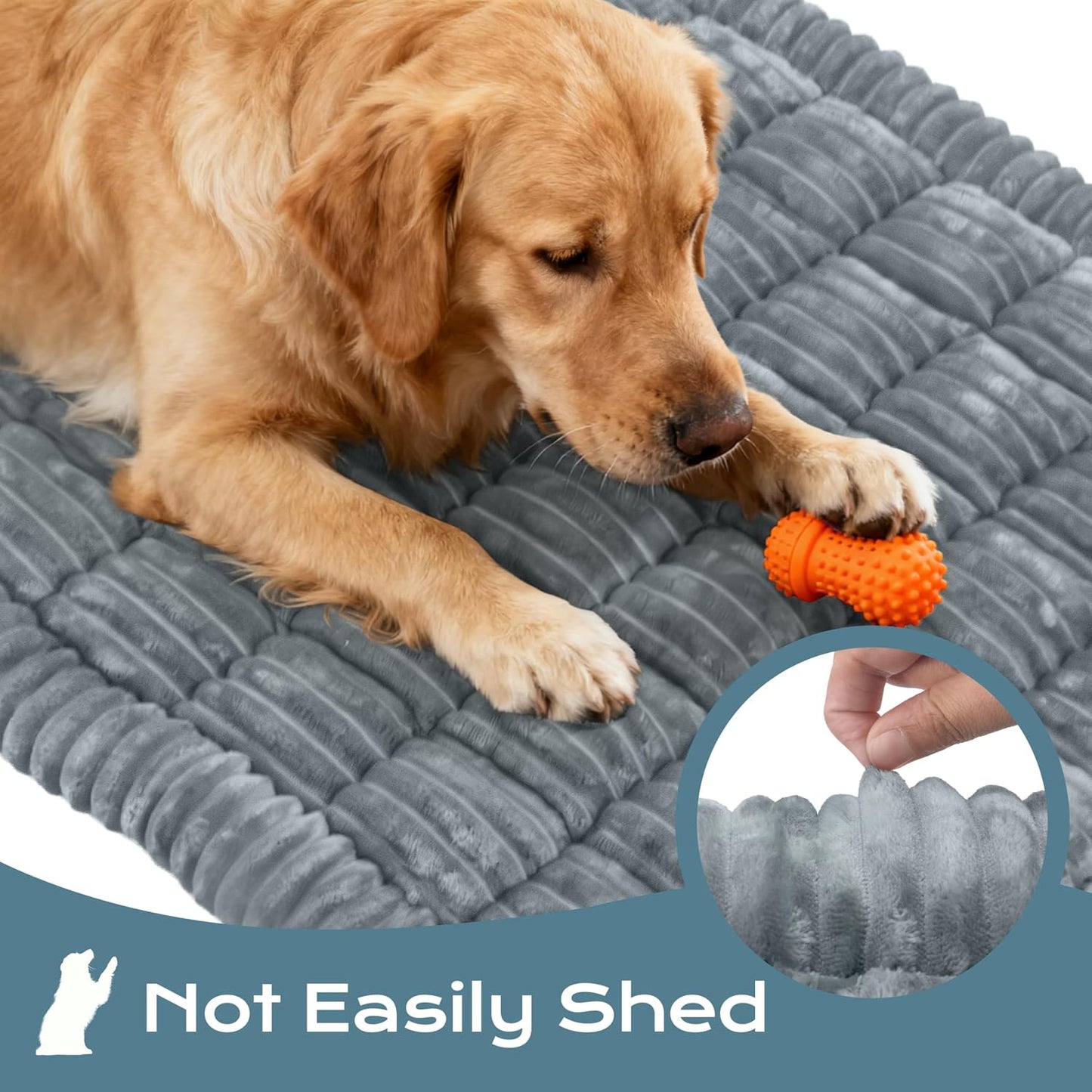 Backseat Dog Bed Mat for Car, Dog Car Seat Cover for Back Seat, Pet Car Blanket Soft and Comfortable, Upgraded Bottom Non-Slip, Washable Travel Pet Mat for Cars Trucks and SUVs (53" x 24")