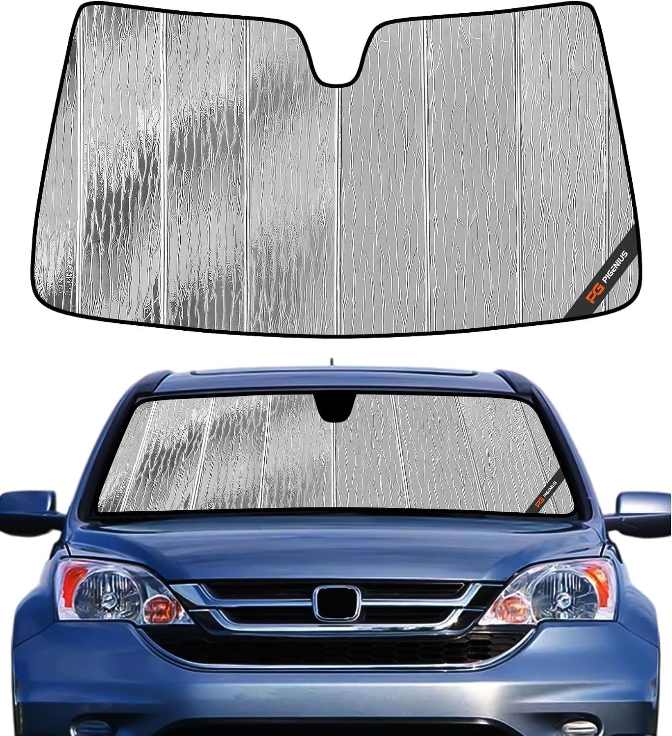 Pigenius Windshield Sunshade for Toyota RAV4 2019-2025, RAV4 Prime 2021-2024 Front Window Shade - AstraGuard