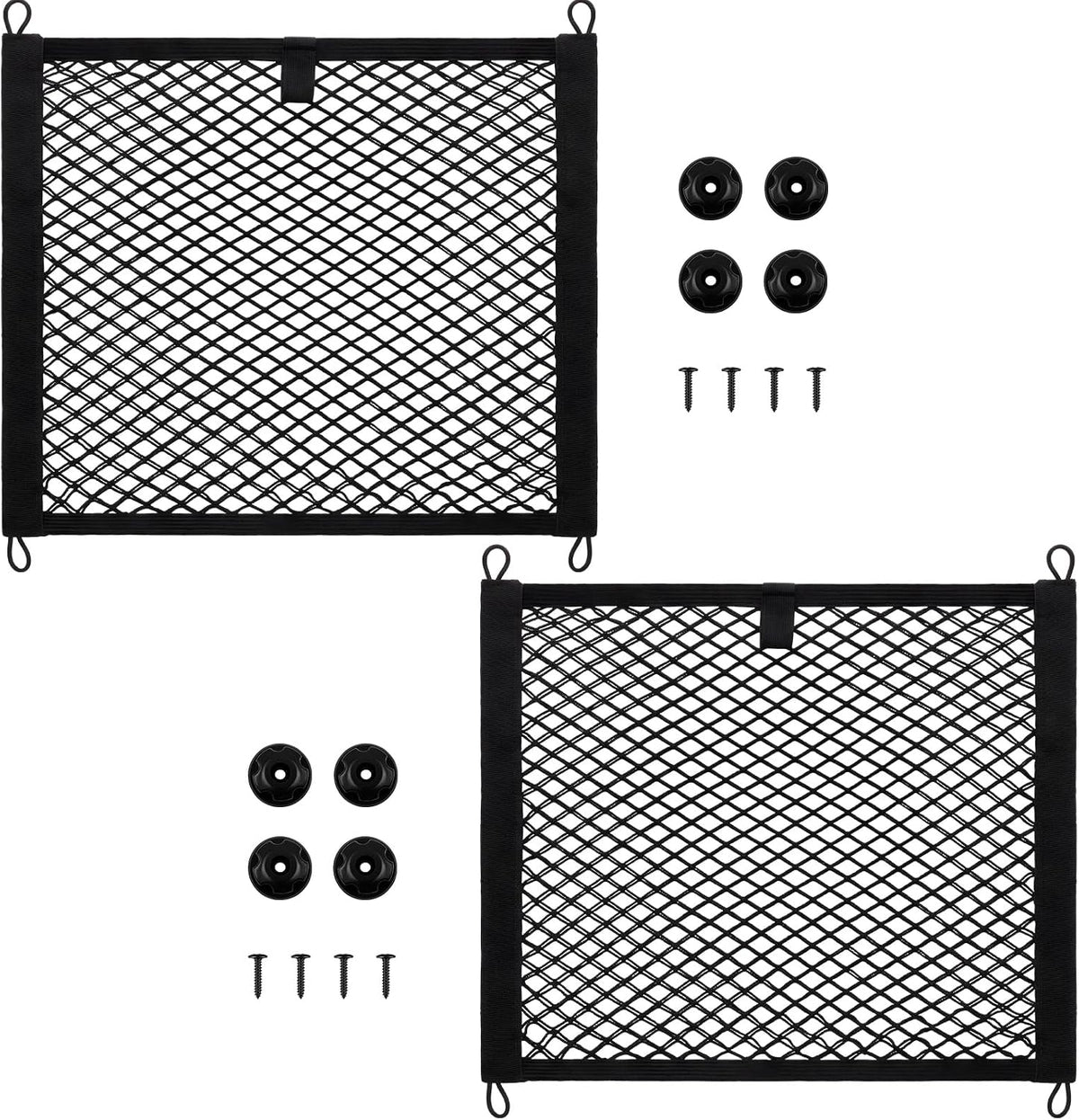 Frienda 2 Pcs Small Cargo Net Boat Storage Mesh Netting,25 X 9.8 Inches