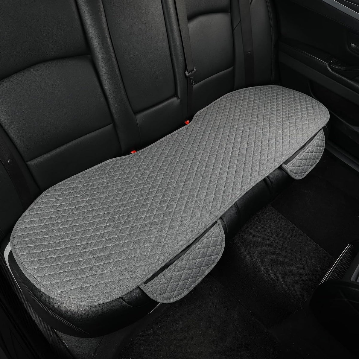 West Llama Linen Car Seat Covers,Bottom Seat Covers for Cars Include 1 Piece Front Driver Seat Pad Mat Universal Fits 90% Vehicles,SUVs,Cars,Sedans(1Piece-Beige)