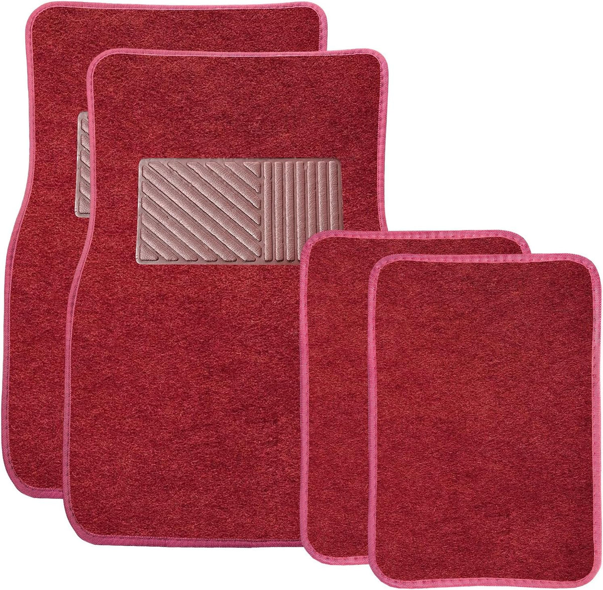 4PCS Car Floor Mats, All Weather Car Floor Protective Pads (Black)