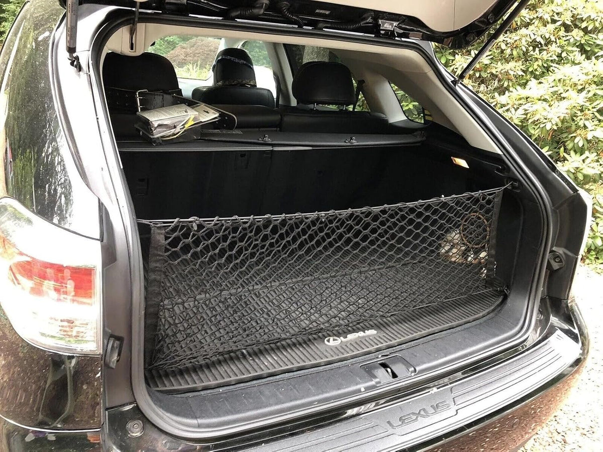 Trunk Organizer Cargo Net for Lexus RX350 350L 450h 450hL 2010–2025 – Envelope Style Cargo Net for SUV – Premium Mesh Car Trunk Organizer – Compatible with RX350 350L 450h 450hL