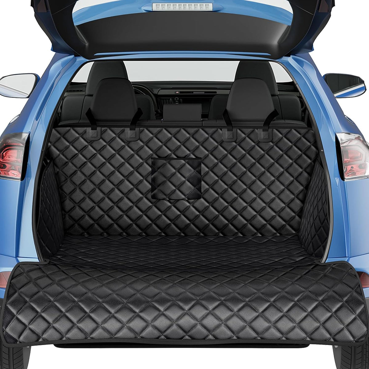 PETICON SUV Cargo Liner for Dogs, Trunk Cover with Bumper Flap Protector