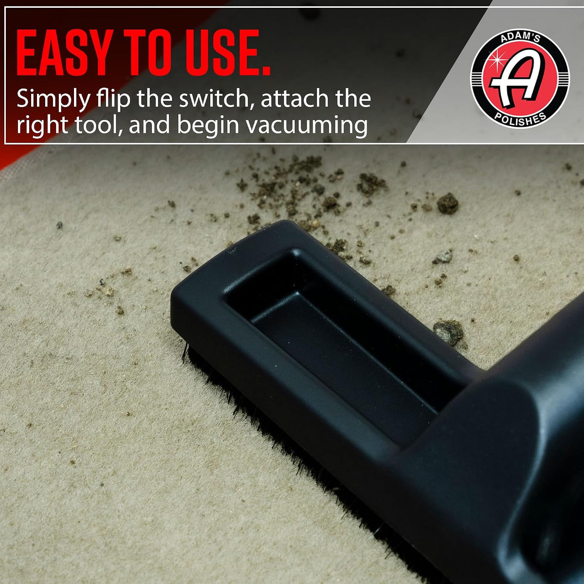 Adam's Polishes Wall Mounted Vacuum - Premium Car Detailing Vacuum for Garage or Shop | Powerful Suction Heavy Duty Detailing