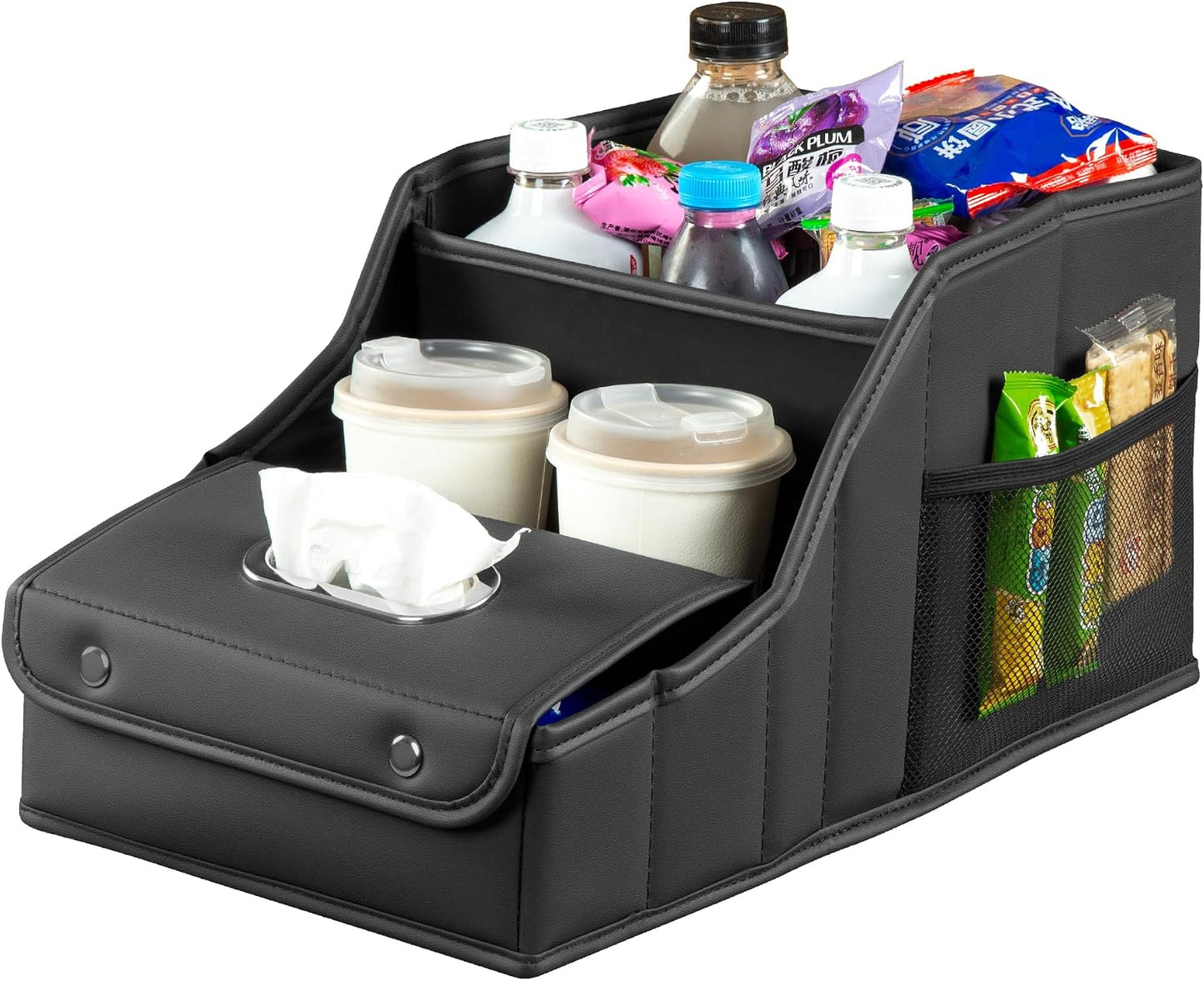 Back Seat Trunk Organizer Backseat Hanging Cargo Storage for Cars, SUVs, Trucks, Jeeps, Vans, RVs & MPVs, Large Capacity Car Accessories Interior