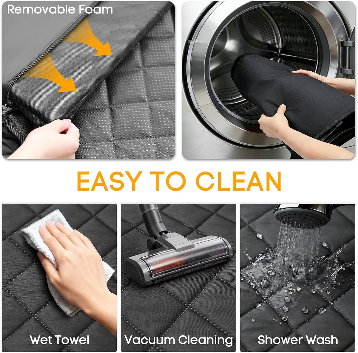PETICON SUV Cargo Liner for Dogs, Pet Trunk Cover with Cushioned Sides