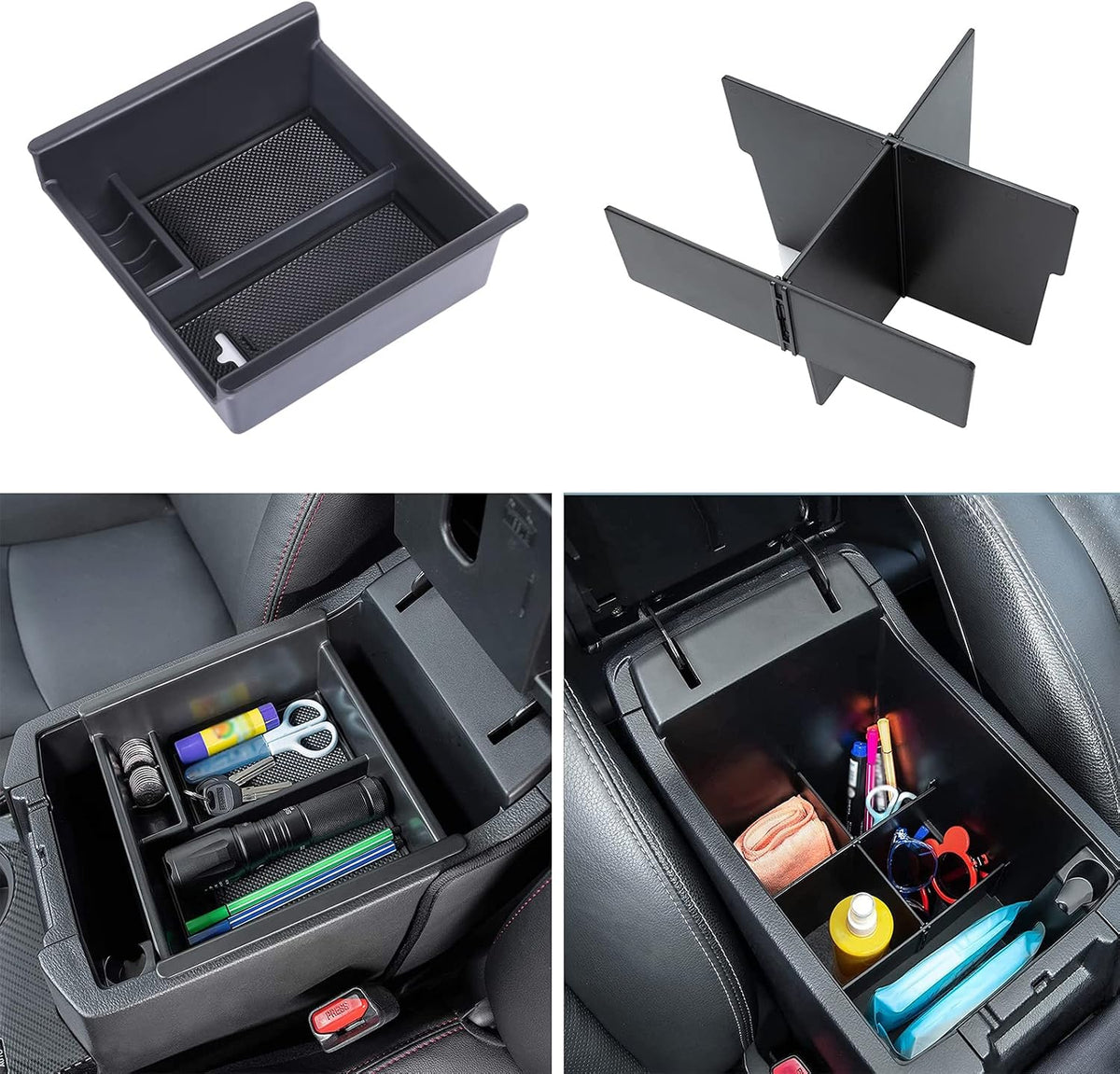 JDMCAR Center Console Organizer Divider for 2010-2024 Toyota 4Runner