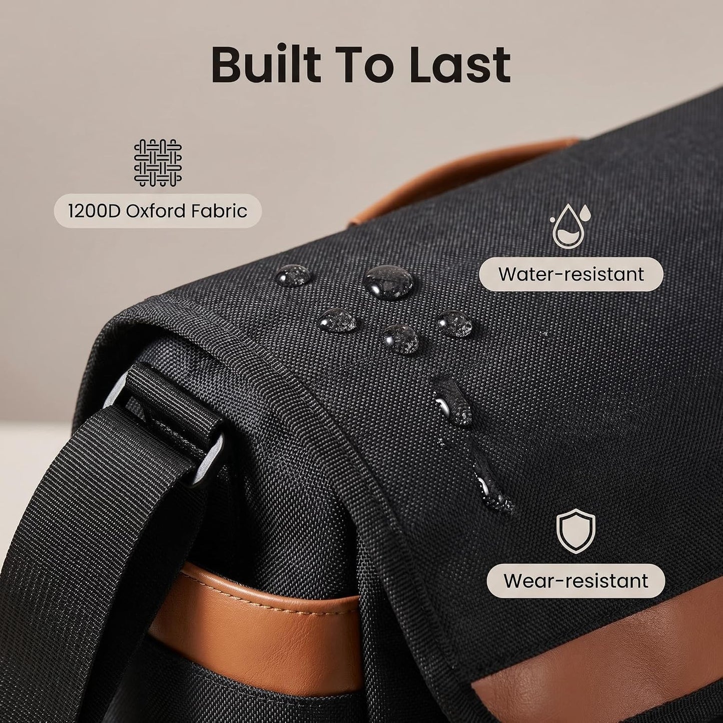 Car Front Seat Organizer with Stable Anti-Swing Design, Passenger Seat Organizer fits 15.6" Laptop, Mobile Office for Car & Truck Front Seat Organizer, Professional Work Bag for Car, Trucks