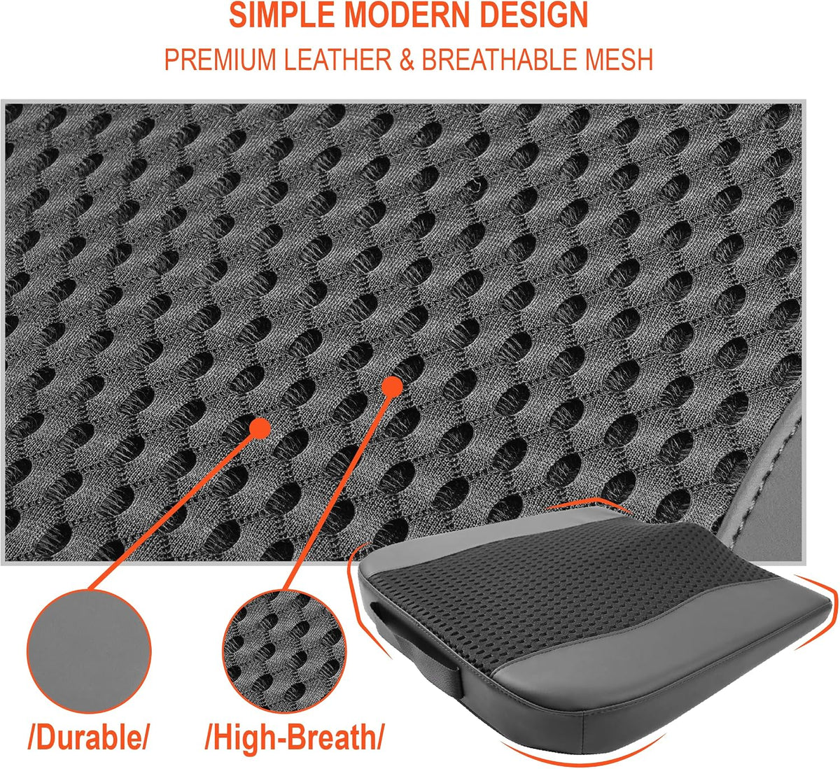 Lofty Aim Car Seat Cushion, Memory Foam Car Seat Cushions for Long Driving