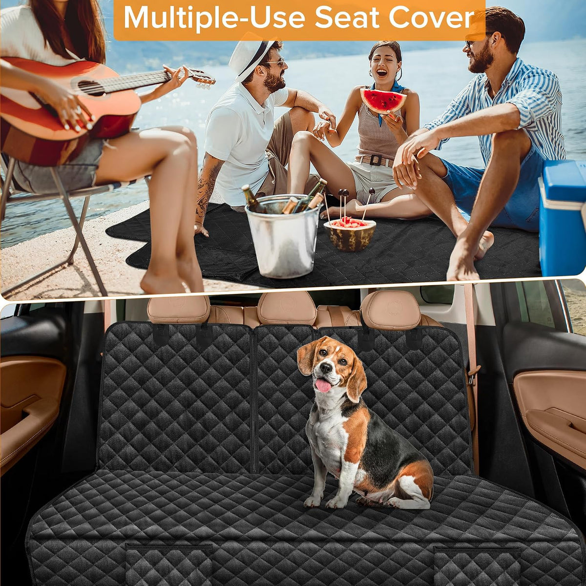 Dog Car Seat Cover for Back Seat for Honda CRV CR-V HRV 2027 2026 2025-2000