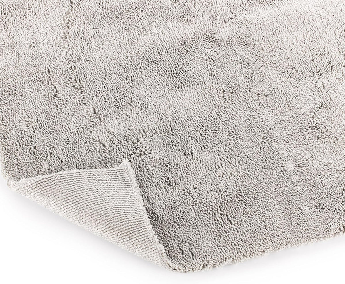 The Rag Company - Creature Edgeless Auto Detailing Towels; Professional 70/30 Blend, Dual-Pile Plush Microfiber, Buffing & Polishing, 420gsm - 16in x 16in - Ice Grey - 10-Pack