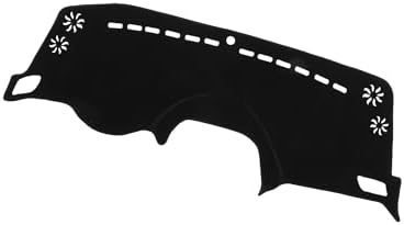 ACROPIX Car Dashboard Cover Mat Compatible for Jeep Renegade 2015-2022, Protective Polyester Black Center Console Interior Trim Dash Board Mat Car Parts