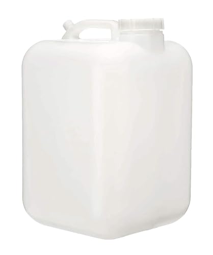 FastRack 5 Gallon Hedpak with Cap | BPA-free, Food-Grade, and Leak-Proof | White Water Container | Ideal for brewing, fermentation, or storage