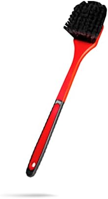 Adam's Polishes Fender Brush - Rubberized, Professional Long Handle Car Wash Brush