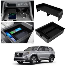 Karltys 2PCS Center Console Organizer for Pilot 2023-2026 & Passport 2026