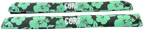 COR Surf Aero Car Roof Rack Pads for Surfboard, Kayak, SUP, Snowboard, Surfboard, Paddleboard and Canoe for Large and Flat Style Aero Bars