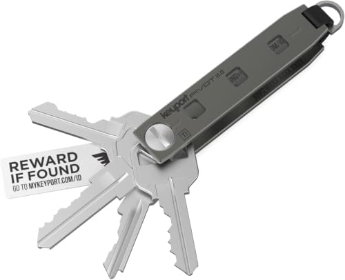 Keyport Pivot 2.0 Key Organizer - EDC Key Holder - Grade 5 Titanium