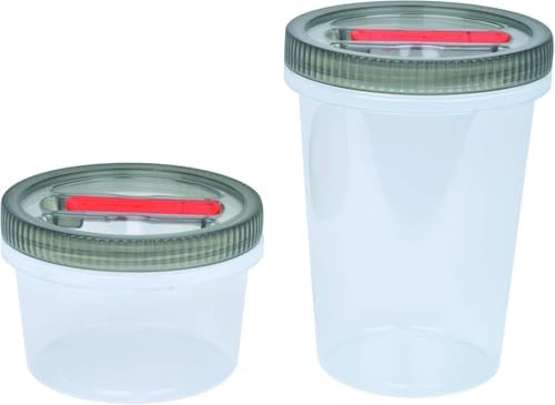 Twist Tight 25-Piece Set Airtight/Watertight/Vented Steam Release Lids/Plastic Food Storage Containers And Rotating Carry Storage Food Container Organizer Rack System
