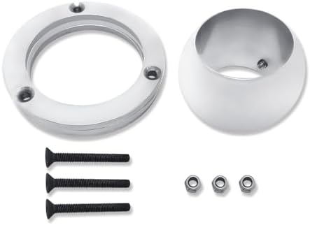 Universal Swivel Floor Mount for 2" Steering Column Aluminum Polished