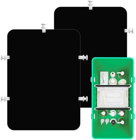 2PCS Divider Tray for Bogg Bag - Beach Bag Accessories for Bogg Bags Original X Large - Organizing Bags and Divide Space (All Black)