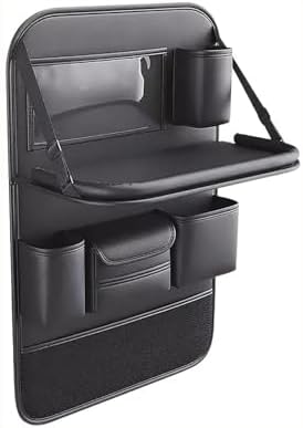Car Backseat Organizer Foldable Tray with Tablet Holder